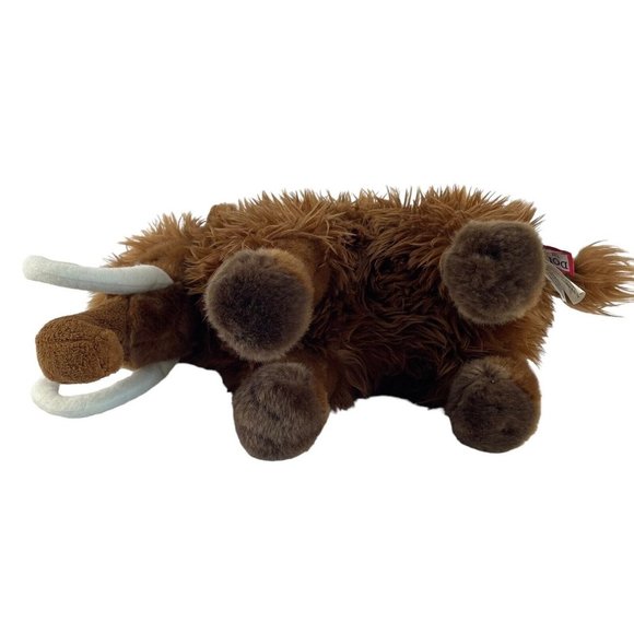 Douglas Everett Woolly Mammouth Plush 13" Brown Stuffed Animal Toy - Picture 4 of 6